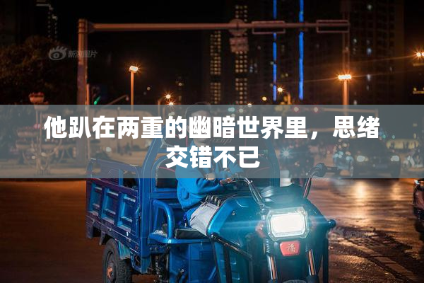 他趴在两重的幽暗世界里，思绪交错不已
