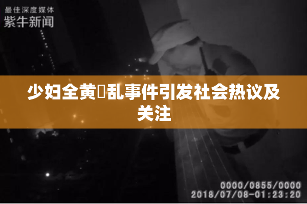 少妇全黄婬乱事件引发社会热议及关注