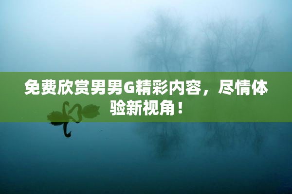 免费欣赏男男G精彩内容，尽情体验新视角！