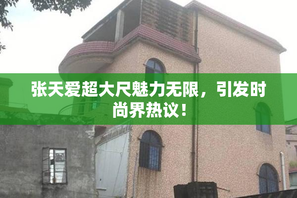 张天爱超大尺魅力无限，引发时尚界热议！