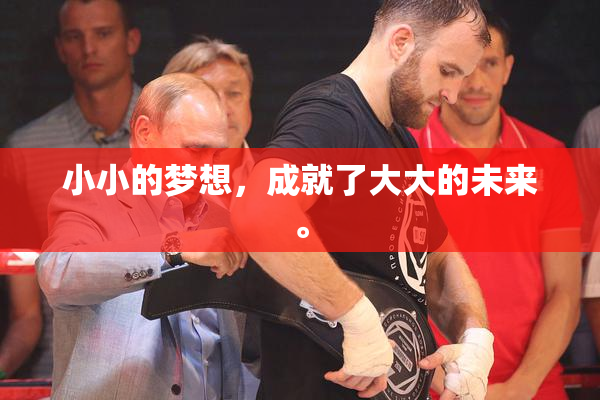 小小的梦想，成就了大大的未来。