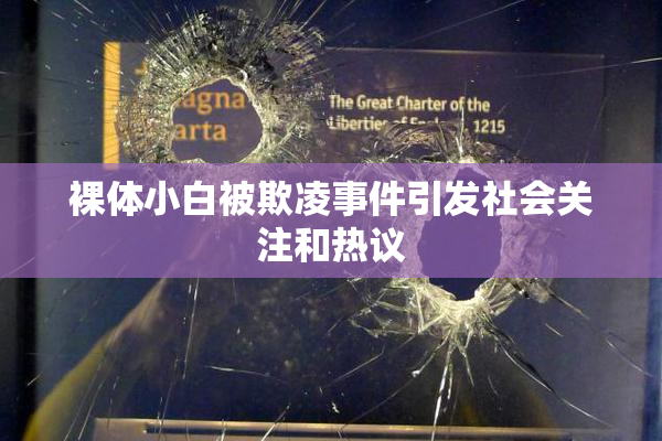 裸体小白被欺凌事件引发社会关注和热议