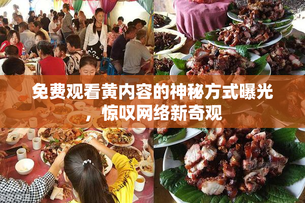 免费观看黄内容的神秘方式曝光，惊叹网络新奇观