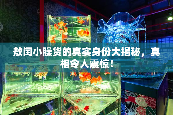 敖闰小臊货的真实身份大揭秘，真相令人震惊！