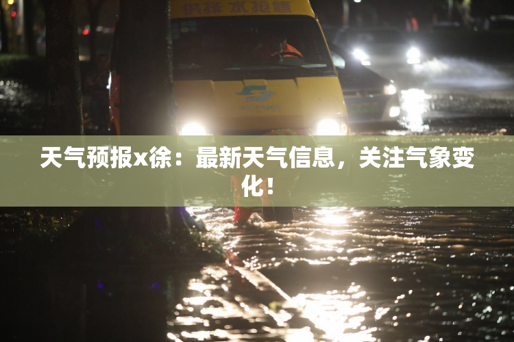 天气预报x徐：最新天气信息，关注气象变化！
