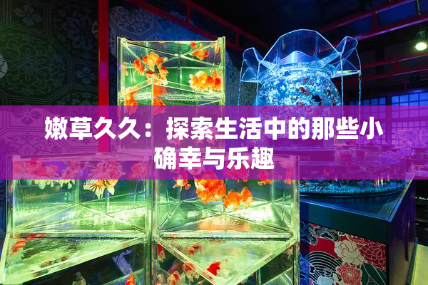 嫩草久久：探索生活中的那些小确幸与乐趣