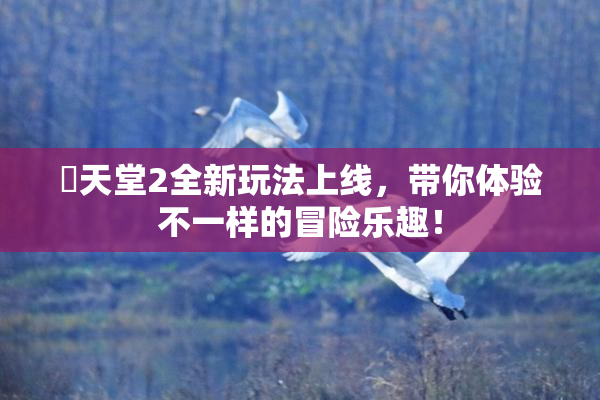 妺天堂2全新玩法上线，带你体验不一样的冒险乐趣！