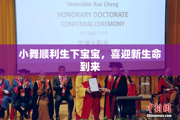 小舞顺利生下宝宝，喜迎新生命到来