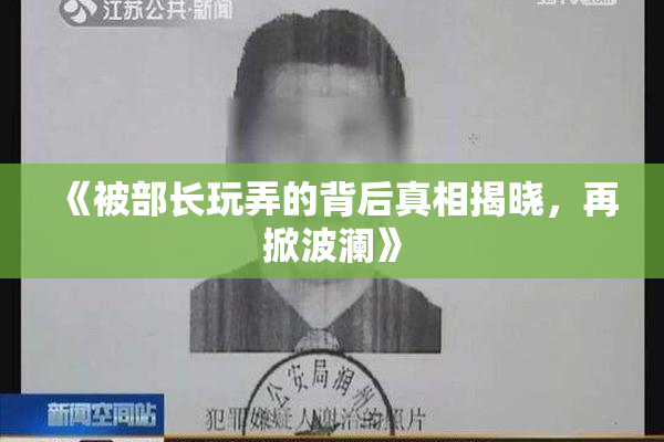 《被部长玩弄的背后真相揭晓，再掀波澜》
