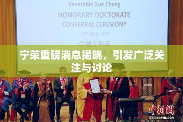 宁荣重磅消息揭晓，引发广泛关注与讨论
