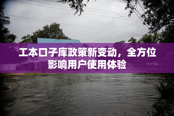 工本口子库政策新变动，全方位影响用户使用体验