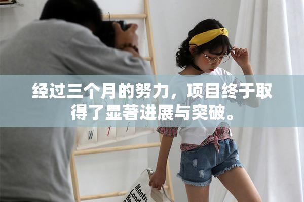 经过三个月的努力，项目终于取得了显著进展与突破。