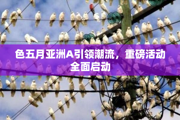 色五月亚洲A引领潮流，重磅活动全面启动