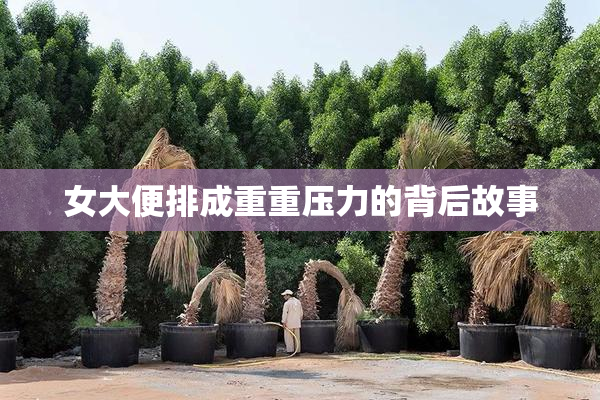 女大便排成重重压力的背后故事