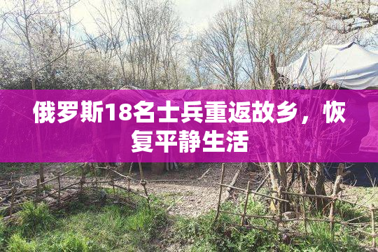 俄罗斯18名士兵重返故乡，恢复平静生活