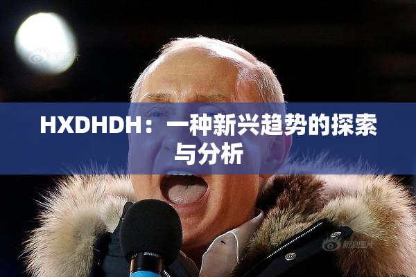 HXDHDH：一种新兴趋势的探索与分析