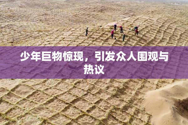 少年巨物惊现，引发众人围观与热议