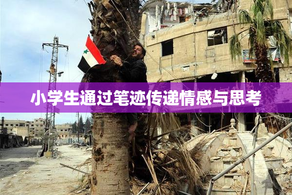 小学生通过笔迹传递情感与思考