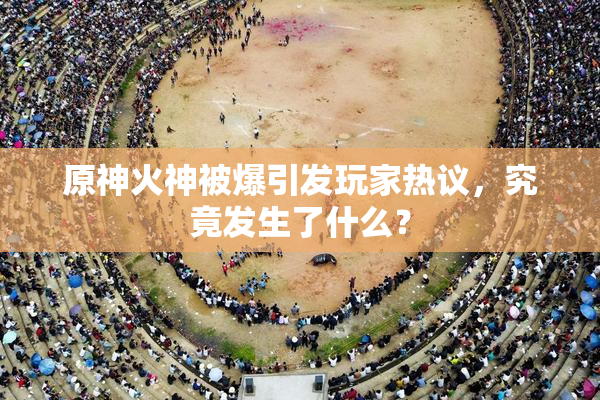 原神火神被爆引发玩家热议，究竟发生了什么？