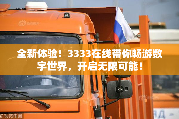 全新体验！3333在线带你畅游数字世界，开启无限可能！