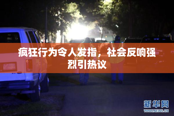 疯狂行为令人发指，社会反响强烈引热议