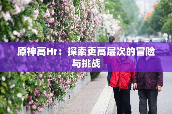 原神高Hr：探索更高层次的冒险与挑战