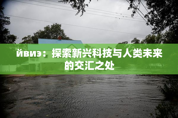 йвиэ：探索新兴科技与人类未来的交汇之处