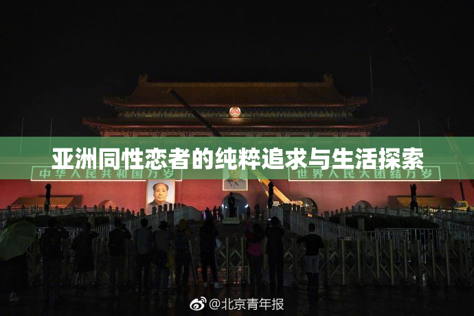 亚洲同性恋者的纯粹追求与生活探索