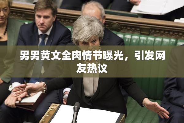 男男黄文全肉情节曝光，引发网友热议
