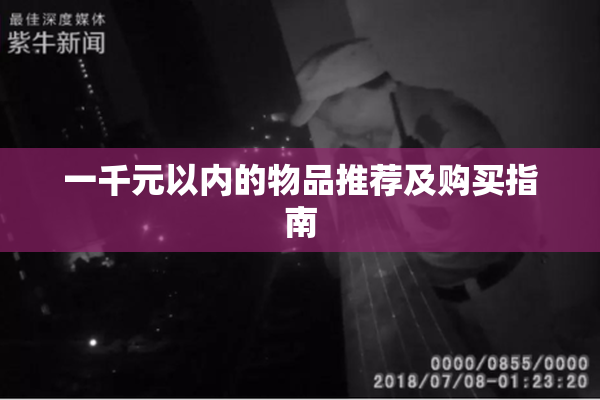 一千元以内的物品推荐及购买指南