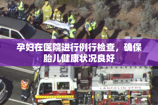 孕妇在医院进行例行检查，确保胎儿健康状况良好
