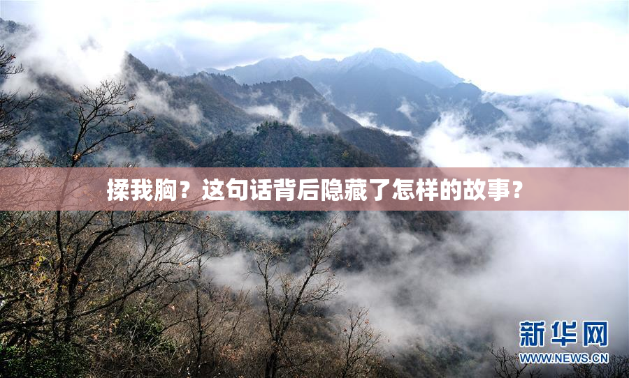 揉我胸？这句话背后隐藏了怎样的故事？