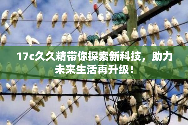 17c久久精带你探索新科技，助力未来生活再升级！