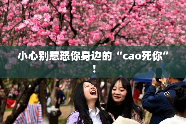 小心别惹怒你身边的“cao死你”！