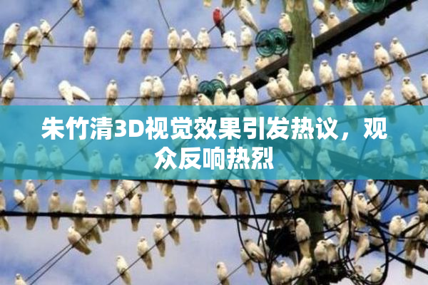 朱竹清3D视觉效果引发热议，观众反响热烈
