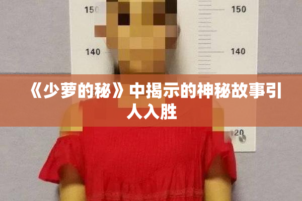 《少萝的秘》中揭示的神秘故事引人入胜