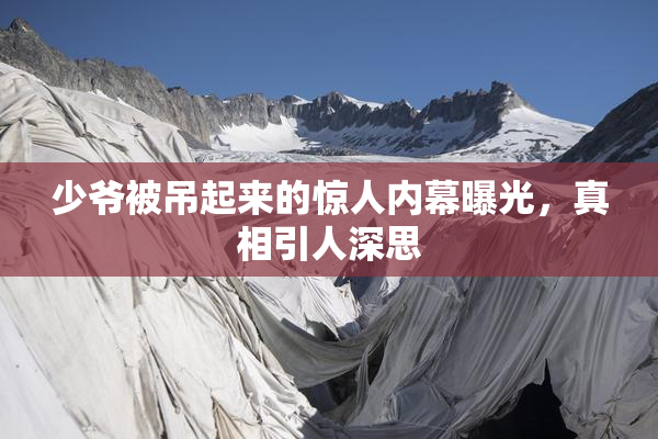少爷被吊起来的惊人内幕曝光，真相引人深思