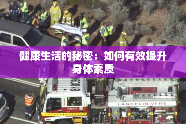 健康生活的秘密：如何有效提升身体素质