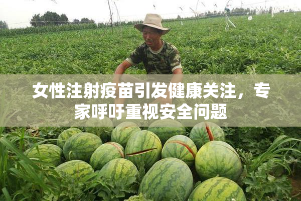 女性注射疫苗引发健康关注，专家呼吁重视安全问题