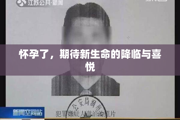 怀孕了，期待新生命的降临与喜悦