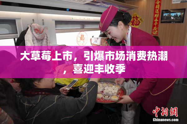 大草莓上市，引爆市场消费热潮，喜迎丰收季