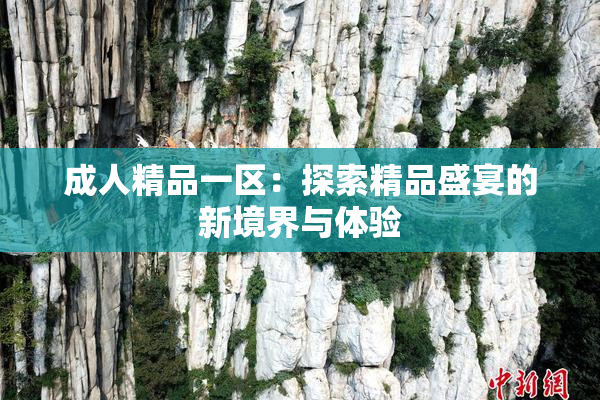 成人精品一区：探索精品盛宴的新境界与体验