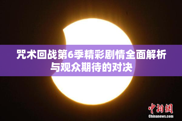 咒术回战第6季精彩剧情全面解析与观众期待的对决