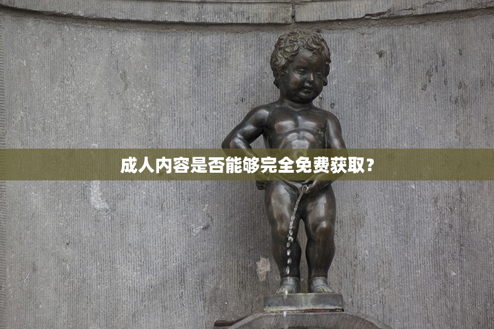 成人内容是否能够完全免费获取？