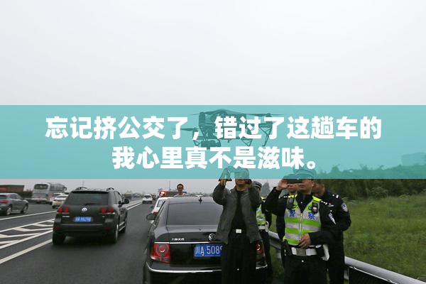 忘记挤公交了，错过了这趟车的我心里真不是滋味。