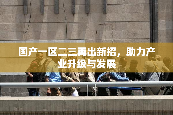 国产一区二三再出新招，助力产业升级与发展