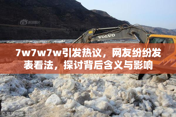 7w7w7w引发热议，网友纷纷发表看法，探讨背后含义与影响