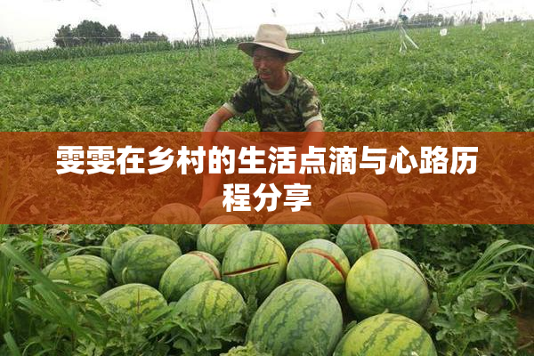 雯雯在乡村的生活点滴与心路历程分享