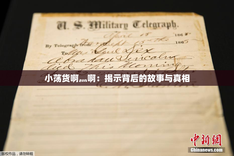 小荡货啊灬啊：揭示背后的故事与真相