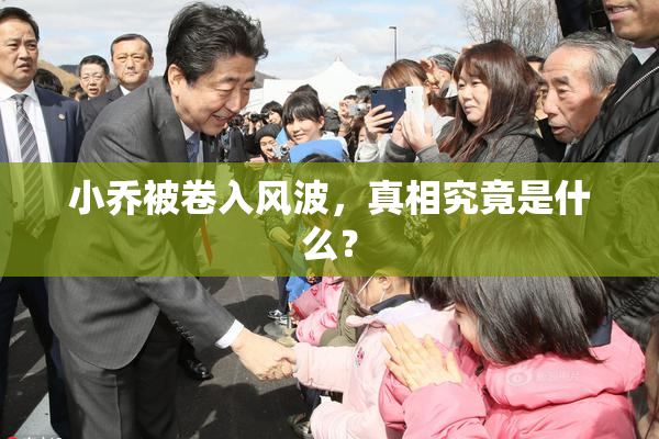 小乔被卷入风波，真相究竟是什么？